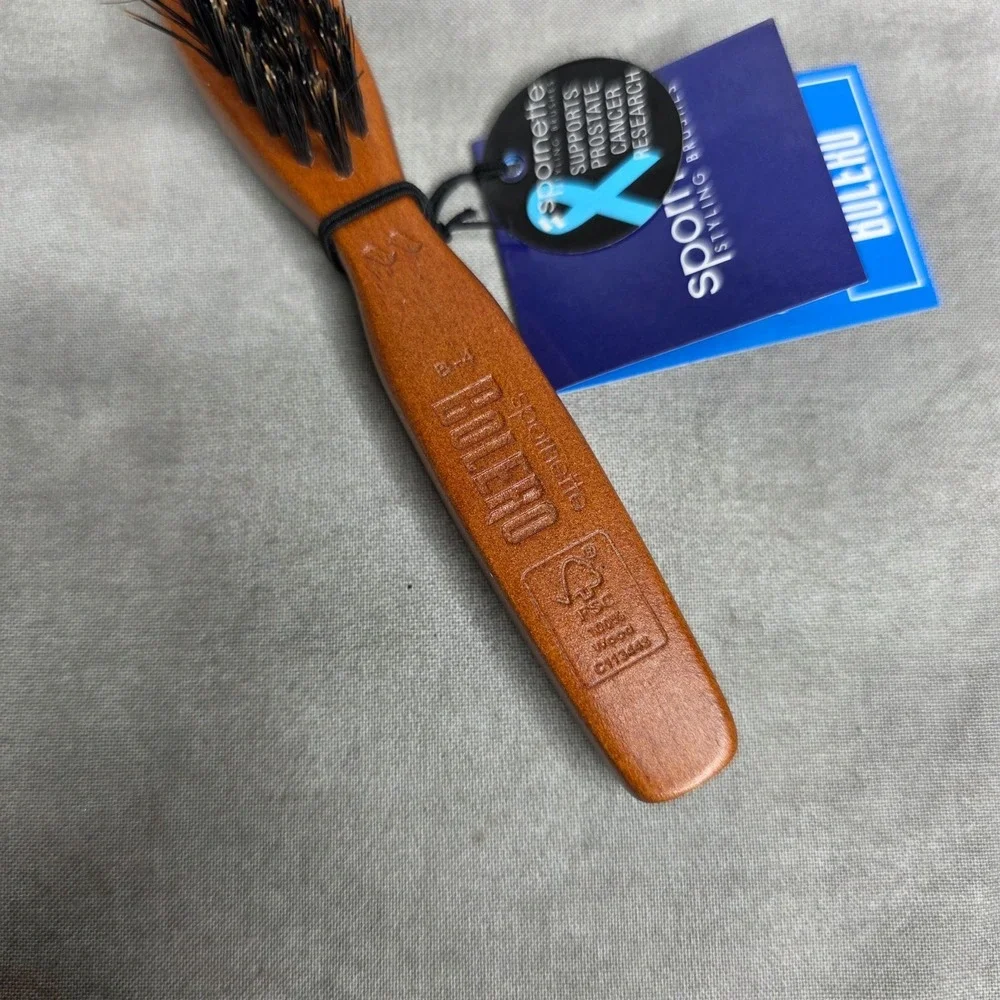 Spornette B-4 Bolero 100% Boar Bristle Beard & Mustache Styling Brush